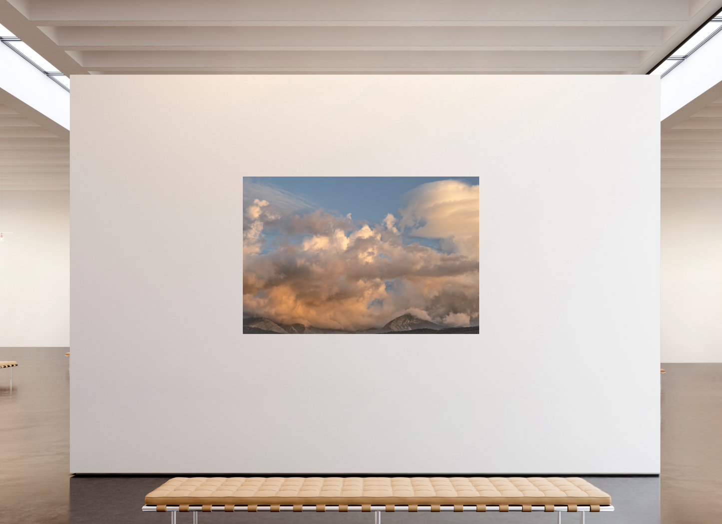 210 x 140 cm, Fine Art Pigmentdruck hinter Acrylglas (matt) Puig de Galatzó (Mallorca)