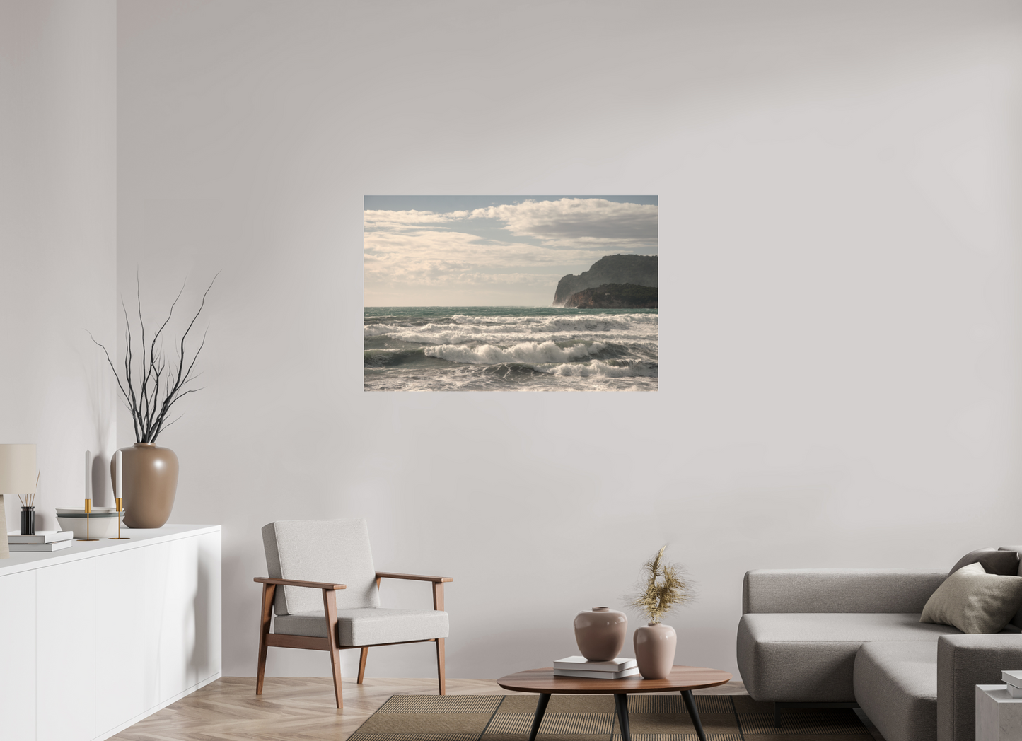 120 x 80 cm, Fine Art Pigmentdruck hinter Acrylglas (matt) West Coast 1 (Mallorca)