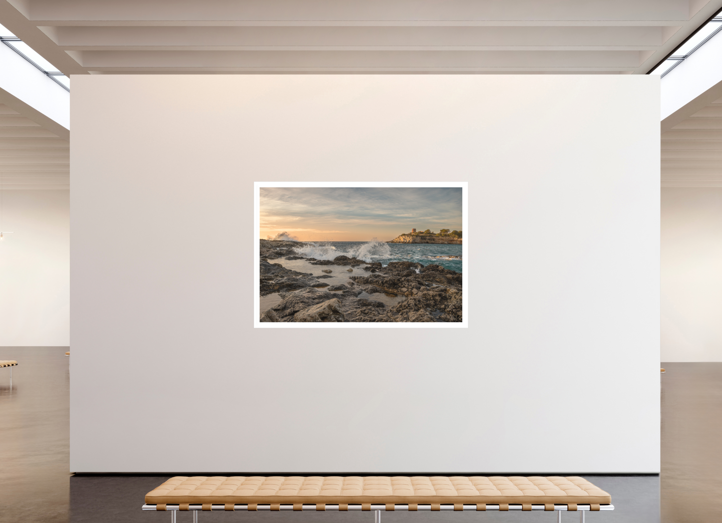 180 x 120 cm, 1. Fine Art Pigmentdruck hinter Acrylglas mit Weißrand Stormy South Coast 2