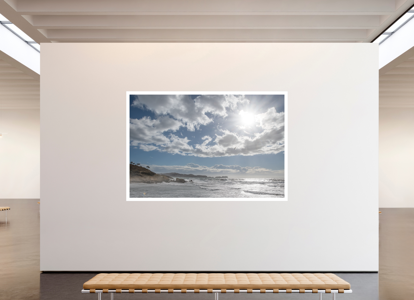 240 x 160 cm, 1. Fine Art Pigmentdruck hinter Acrylglas mit Weißrand Storm Coast 2