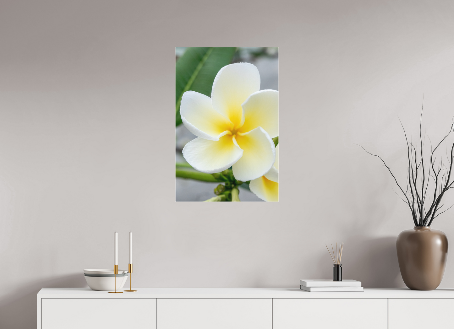 50 x 75 cm, Fine Art Pigmentdruck hinter Acrylglas (glänzend) Flowers 1