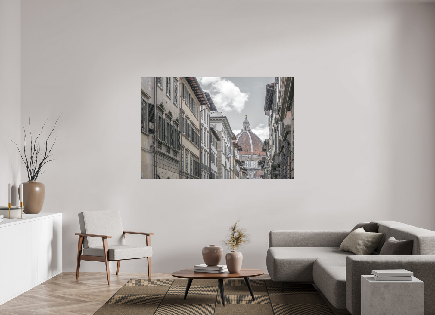 180 x 120 cm, Fine Art Pigmentdruck hinter Acrylglas (matt) Florence 2 (Italy)