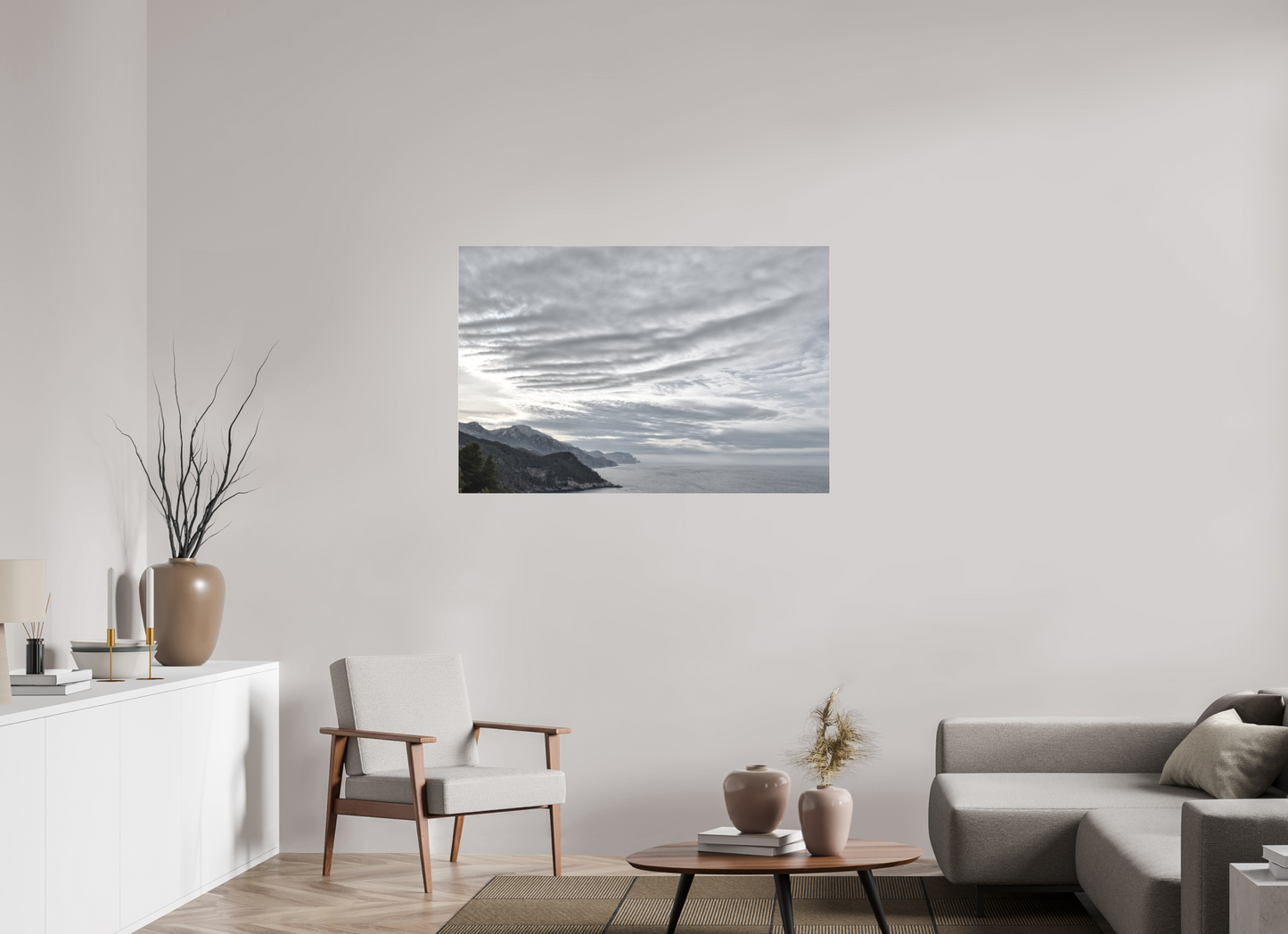 120 x 80 cm, Fine Art Pigmentdruck hinter Acrylglas (matt) North Coast 1 (Mallorca)