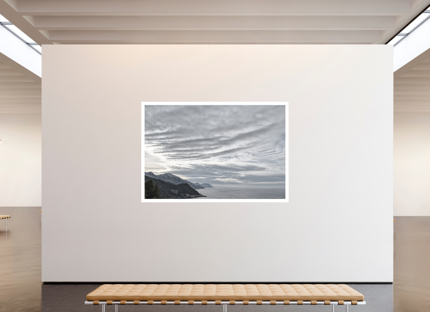 210 x 140 cm, 1. Fine Art Pigmentdruck hinter Acrylglas mit Weißrand North Coast 1