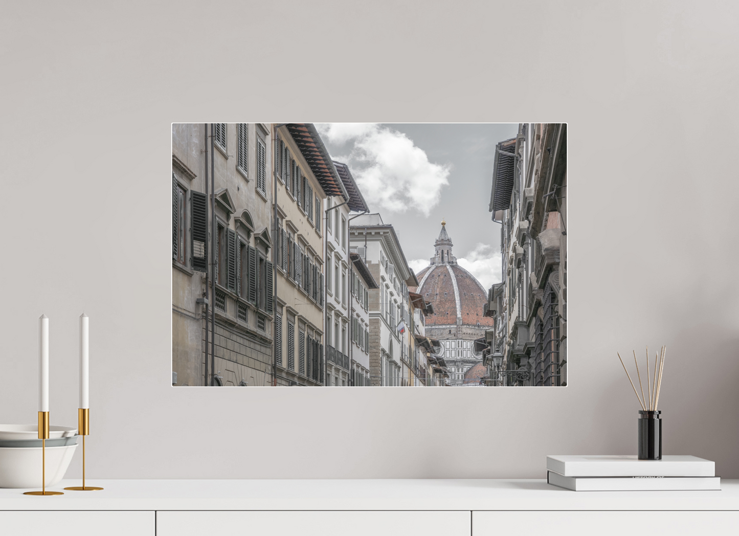 60 x 40 cm, Fine Art Pigmentdruck hinter Acrylglas (glänzend) Florence 2 (Italy)