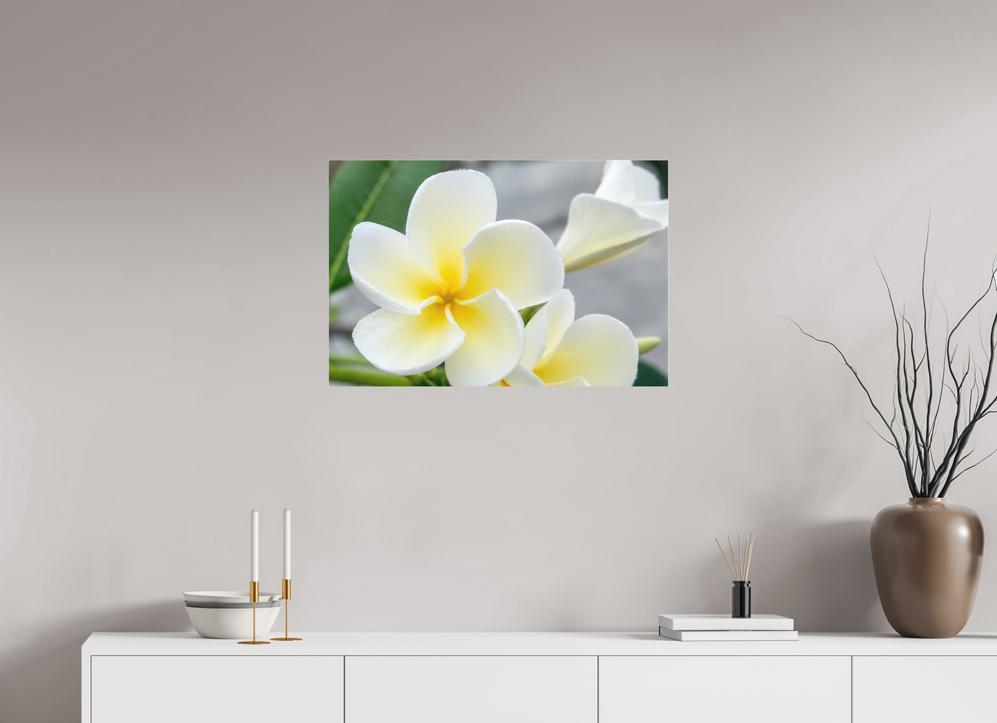 75 x 50 cm, Fine Art Pigmentdruck hinter Acrylglas (matt) Flowers 2