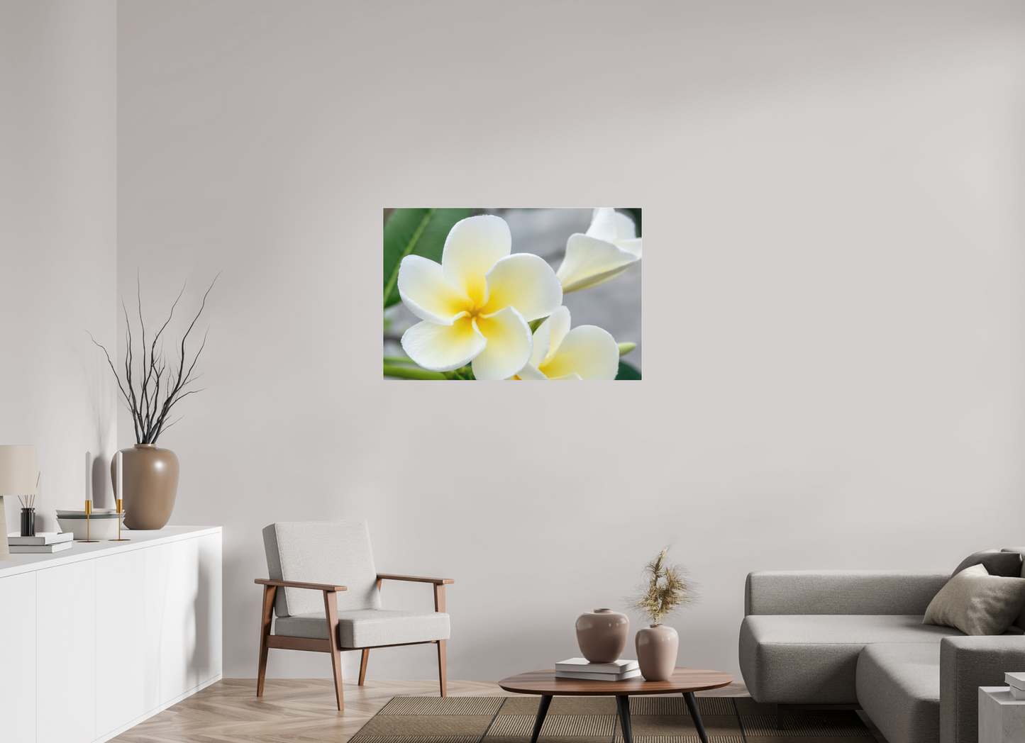 105 x 70 cm, Fine Art Pigmentdruck hinter Acrylglas (glänzend) Flowers 2