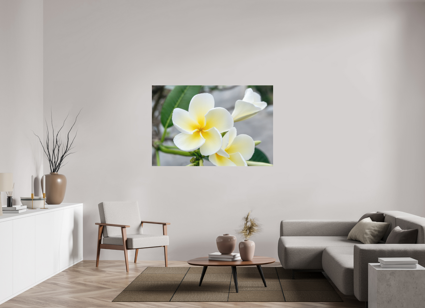 150 x 100 cm, Fine Art Pigmentdruck hinter Acrylglas (matt) Flowers 3