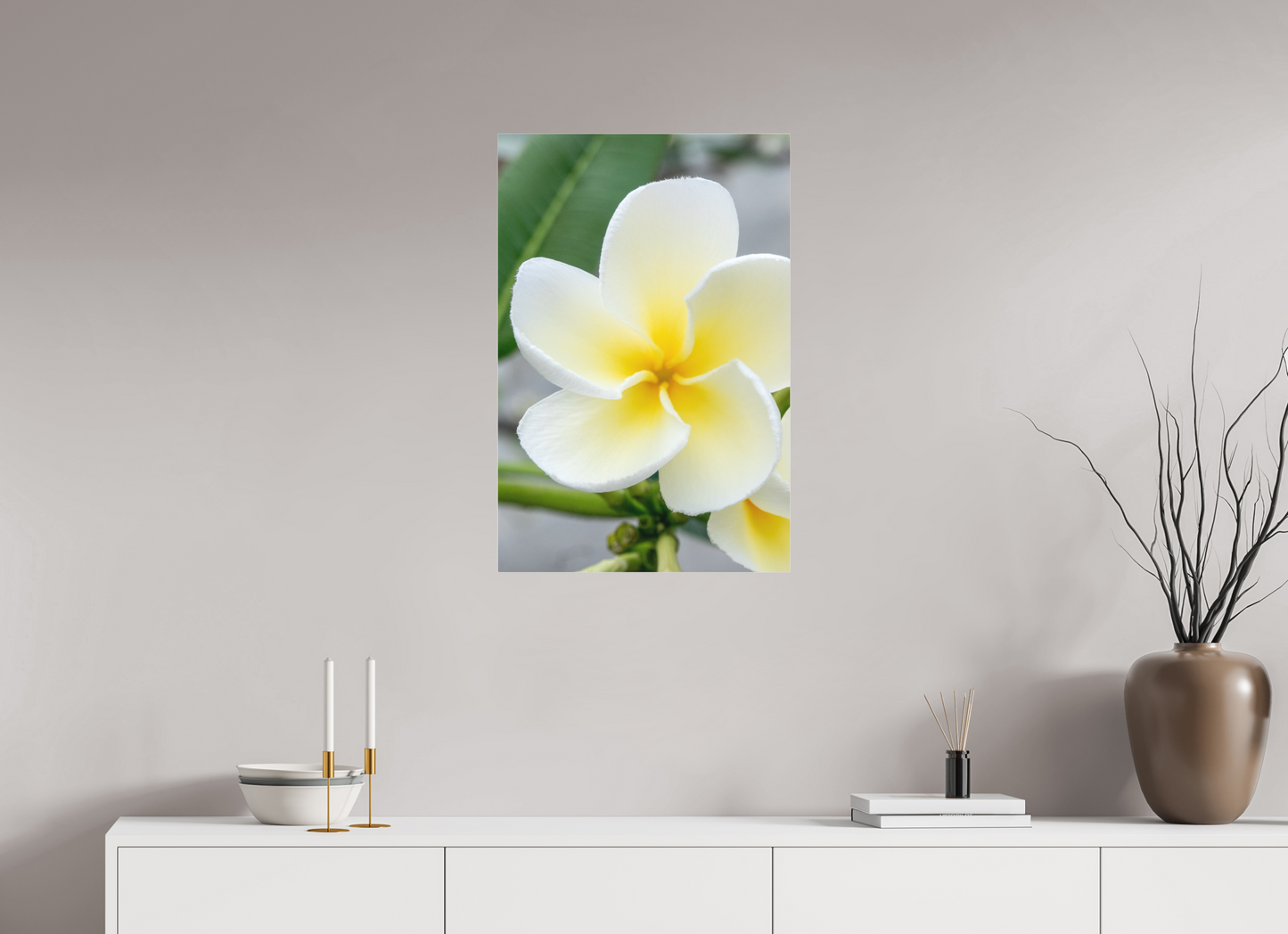 50 x 75 cm, Fine Art Pigmentdruck hinter Acrylglas (matt) Flowers 1