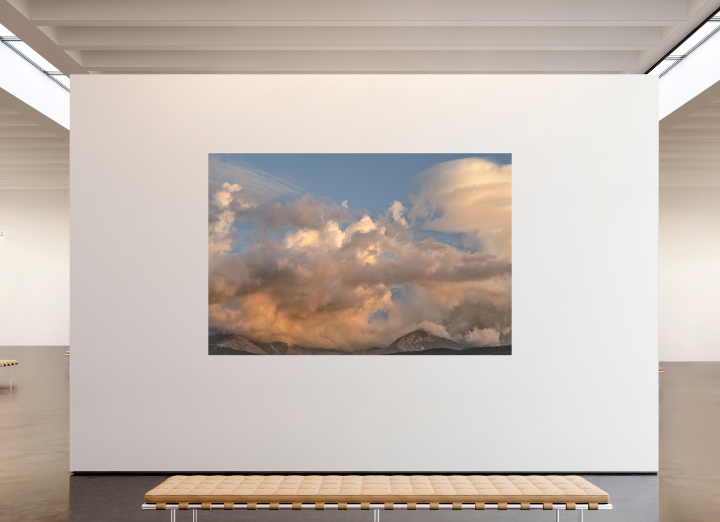 270 x 180 cm, Fine Art Pigmentdruck hinter Acrylglas (matt) Puig de Galatzó (Mallorca)