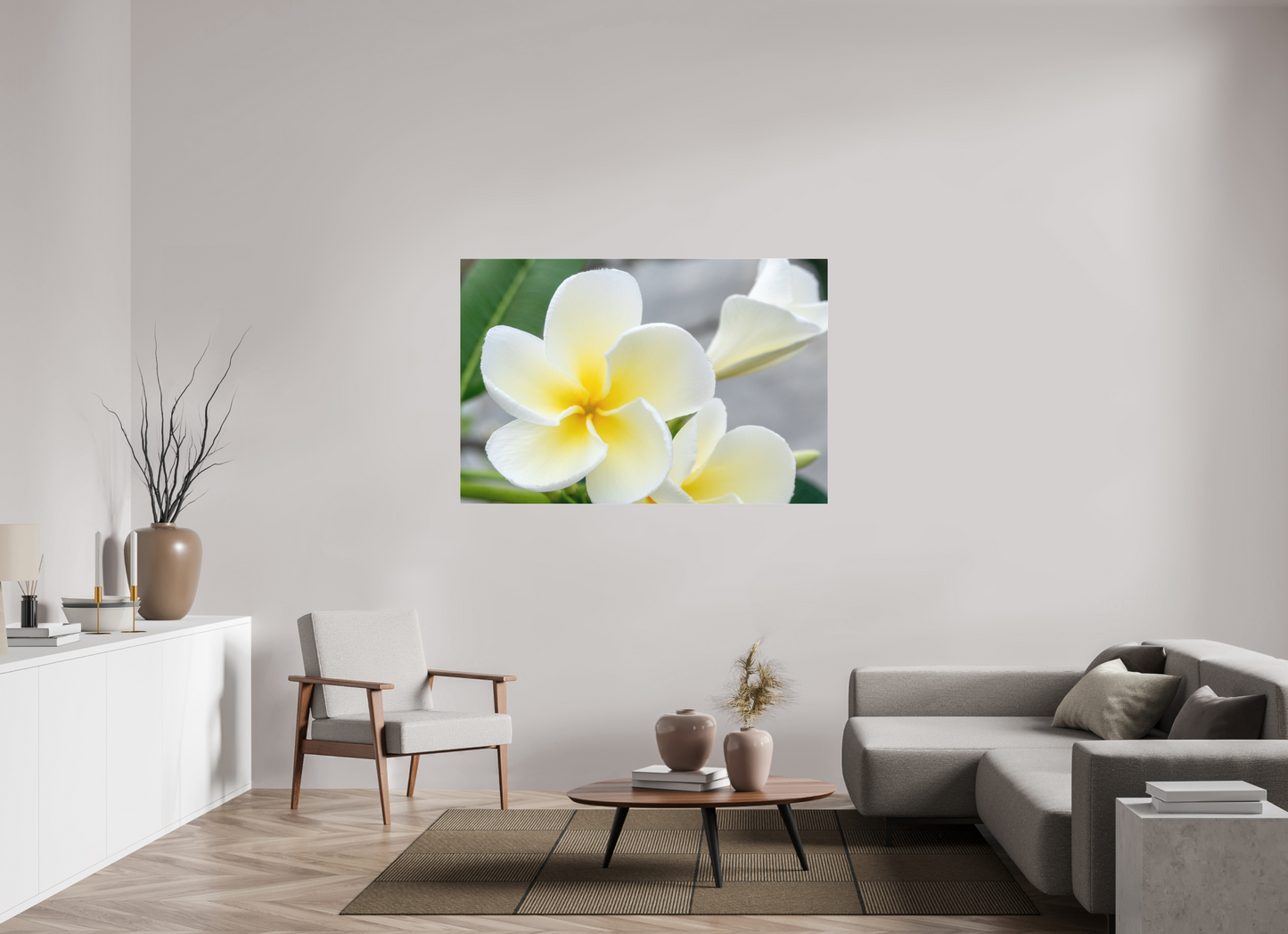 150 x 100 cm, Fine Art Pigmentdruck hinter Acrylglas (matt) Flowers 2