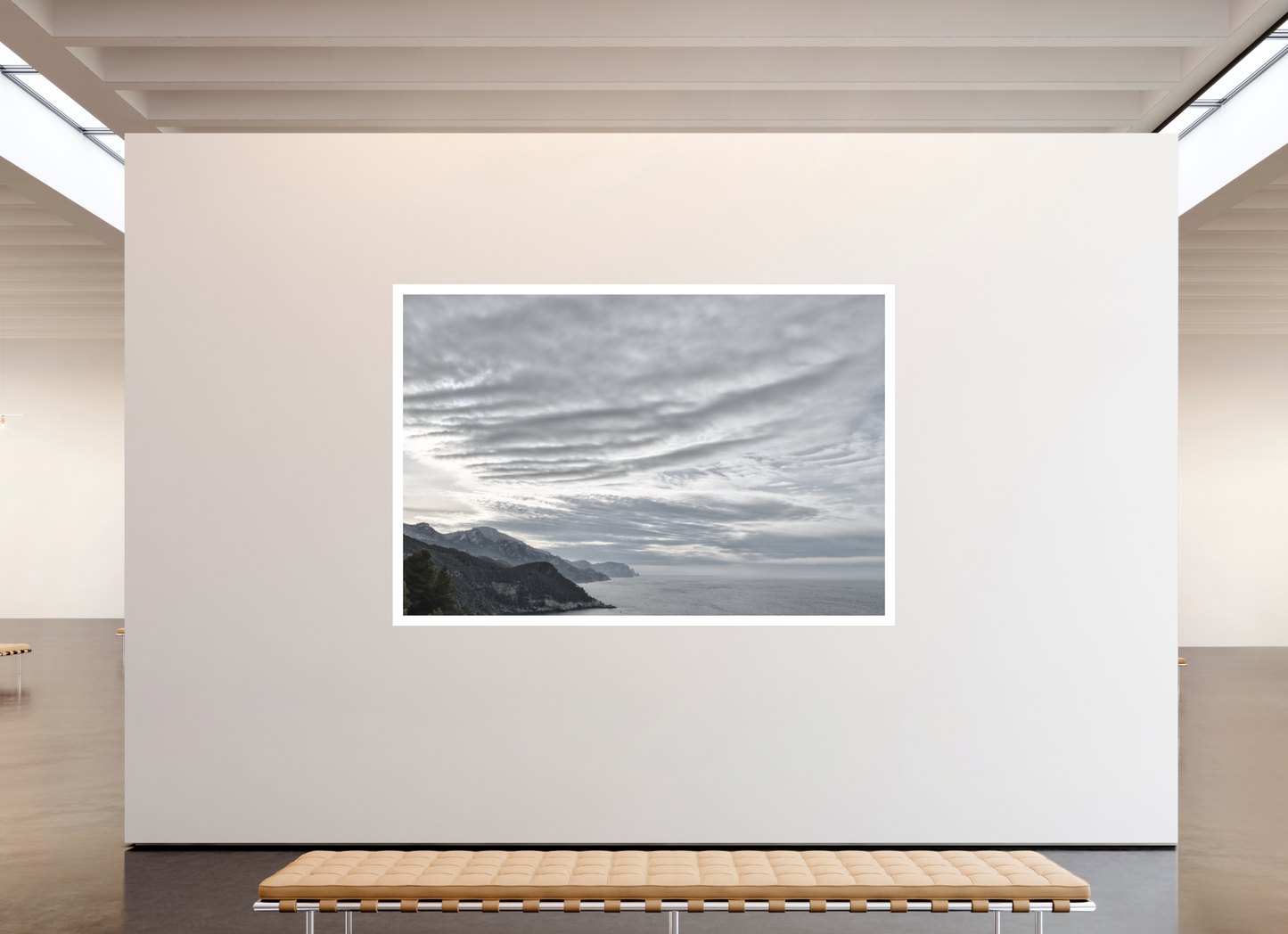 240 x 160 cm, 1. Fine Art Pigmentdruck hinter Acrylglas mit Weißrand North Coast 1