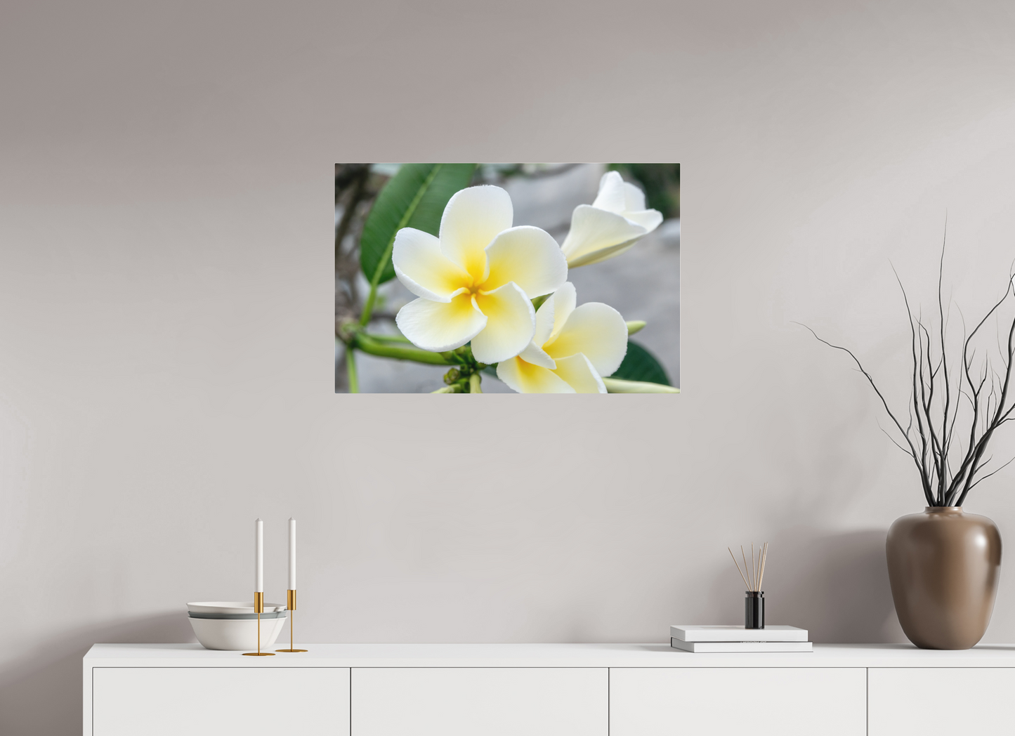 75 x 50 cm, Fine Art Pigmentdruck hinter Acrylglas (matt) Flowers 3