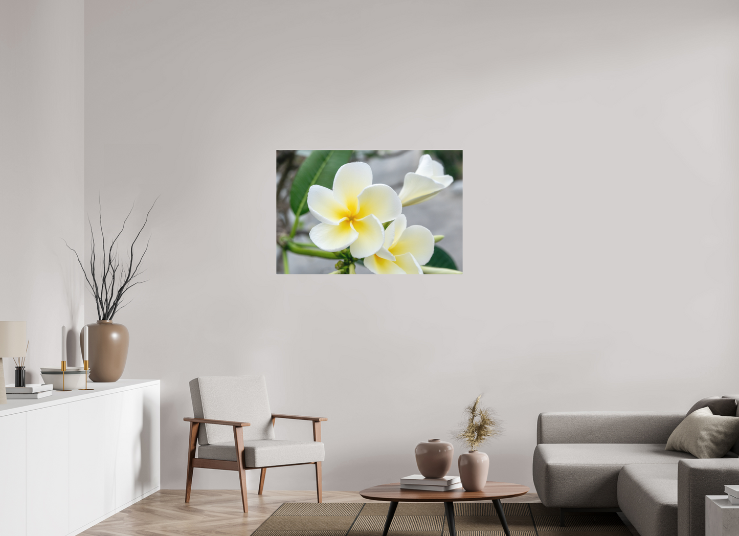 105 x 70 cm, Fine Art Pigmentdruck hinter Acrylglas (matt) Flowers 3