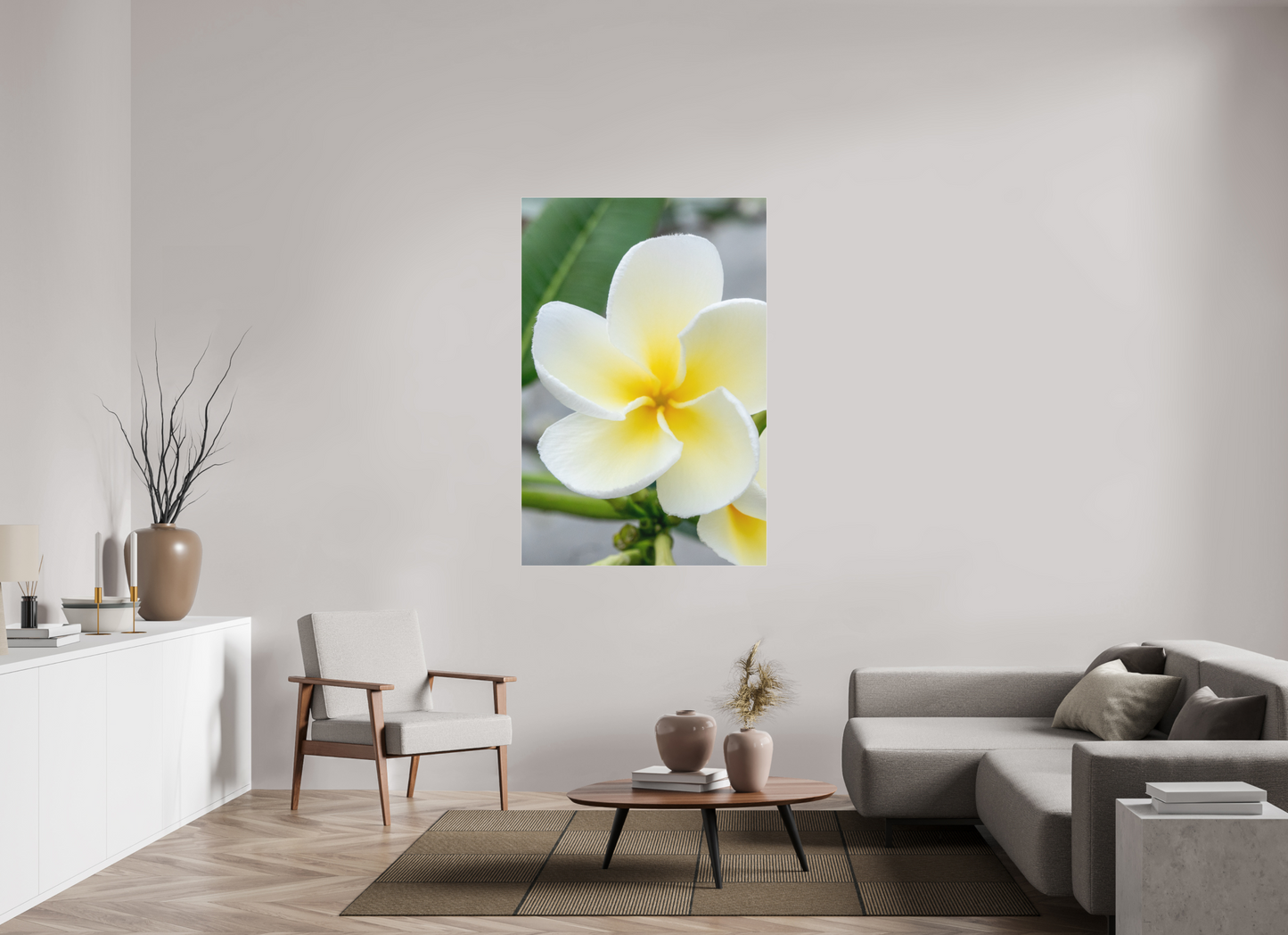 100 x 150 cm, Fine Art Pigmentdruck hinter Acrylglas (glänzend) Flowers 1