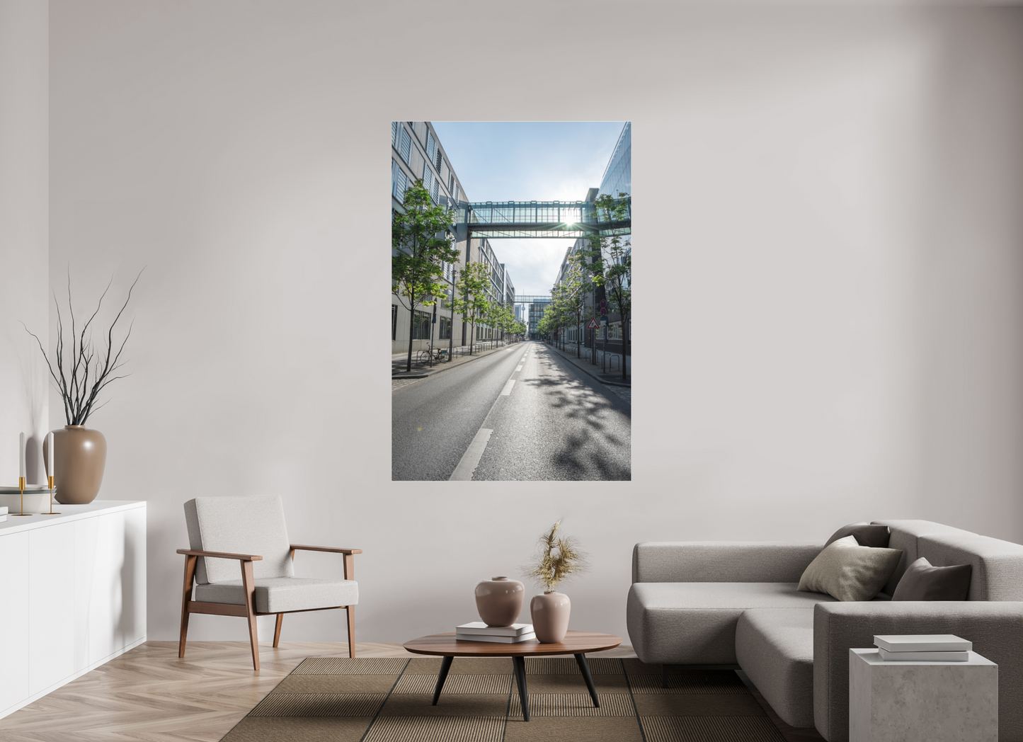 120 x 180 cm, Fine Art Pigmentdruck hinter Acrylglas (glänzend) Berlin Corona Pandemic 4 (2020)