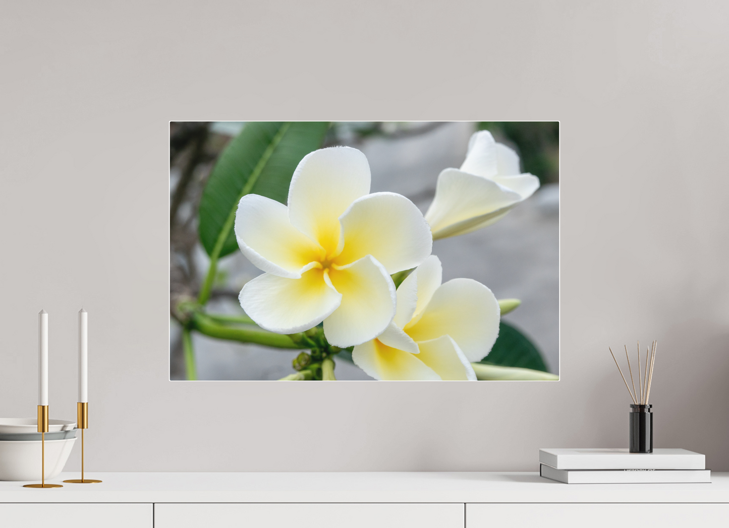 60 x 40 cm, Fine Art Pigmentdruck hinter Acrylglas (glänzend) Flowers 3