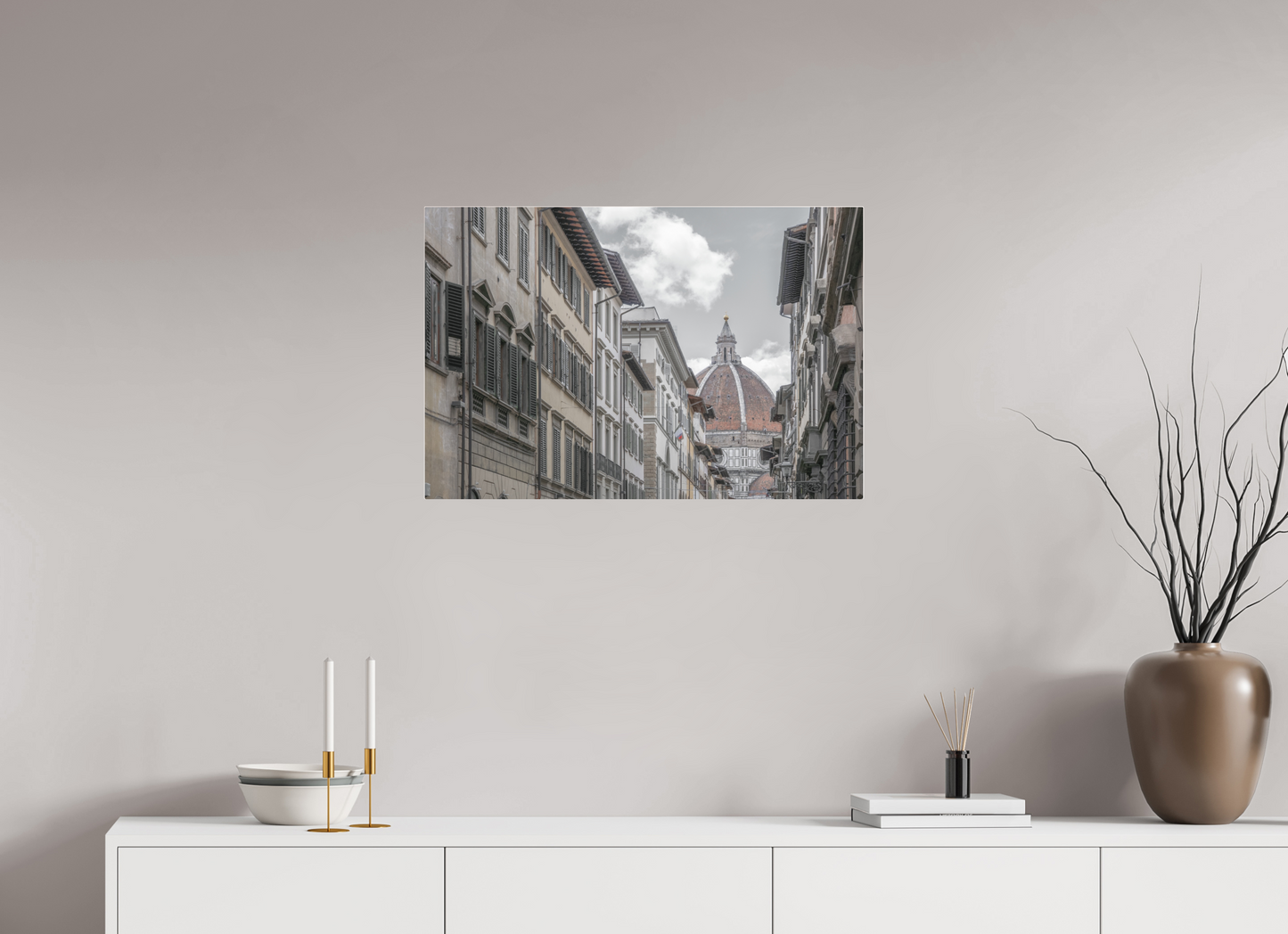 75 x 50 cm, Fine Art Pigmentdruck hinter Acrylglas (glänzend) Florence 2 (Italy)