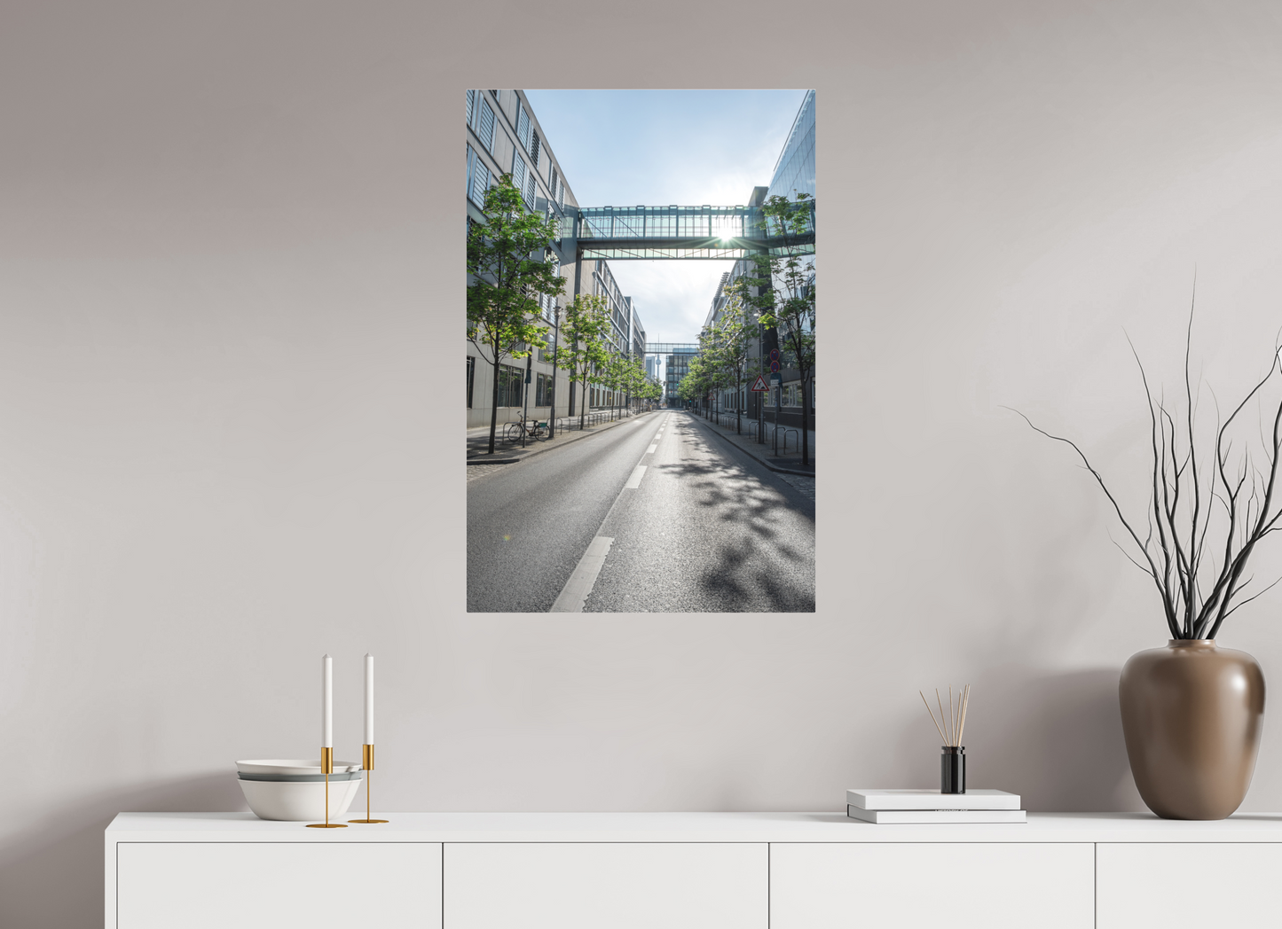 60 x 90 cm, Fine Art Pigmentdruck hinter Acrylglas (matt) Berlin Corona Pandemic 4 (2020)