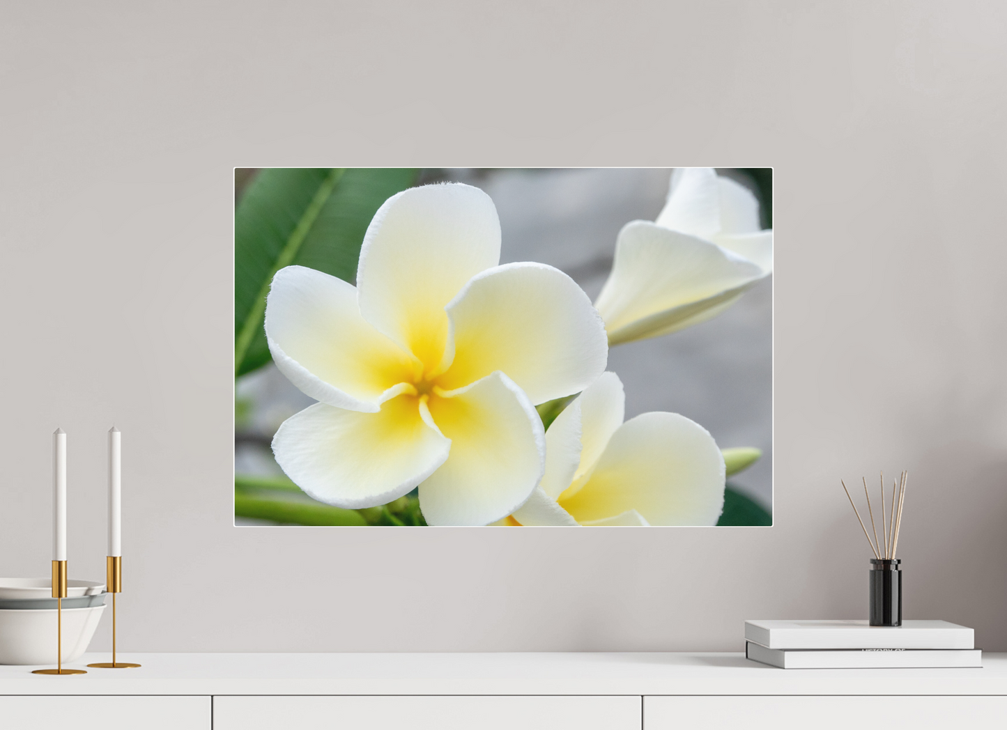 60 x 40 cm, Fine Art Pigmentdruck hinter Acrylglas (glänzend) Flowers 2